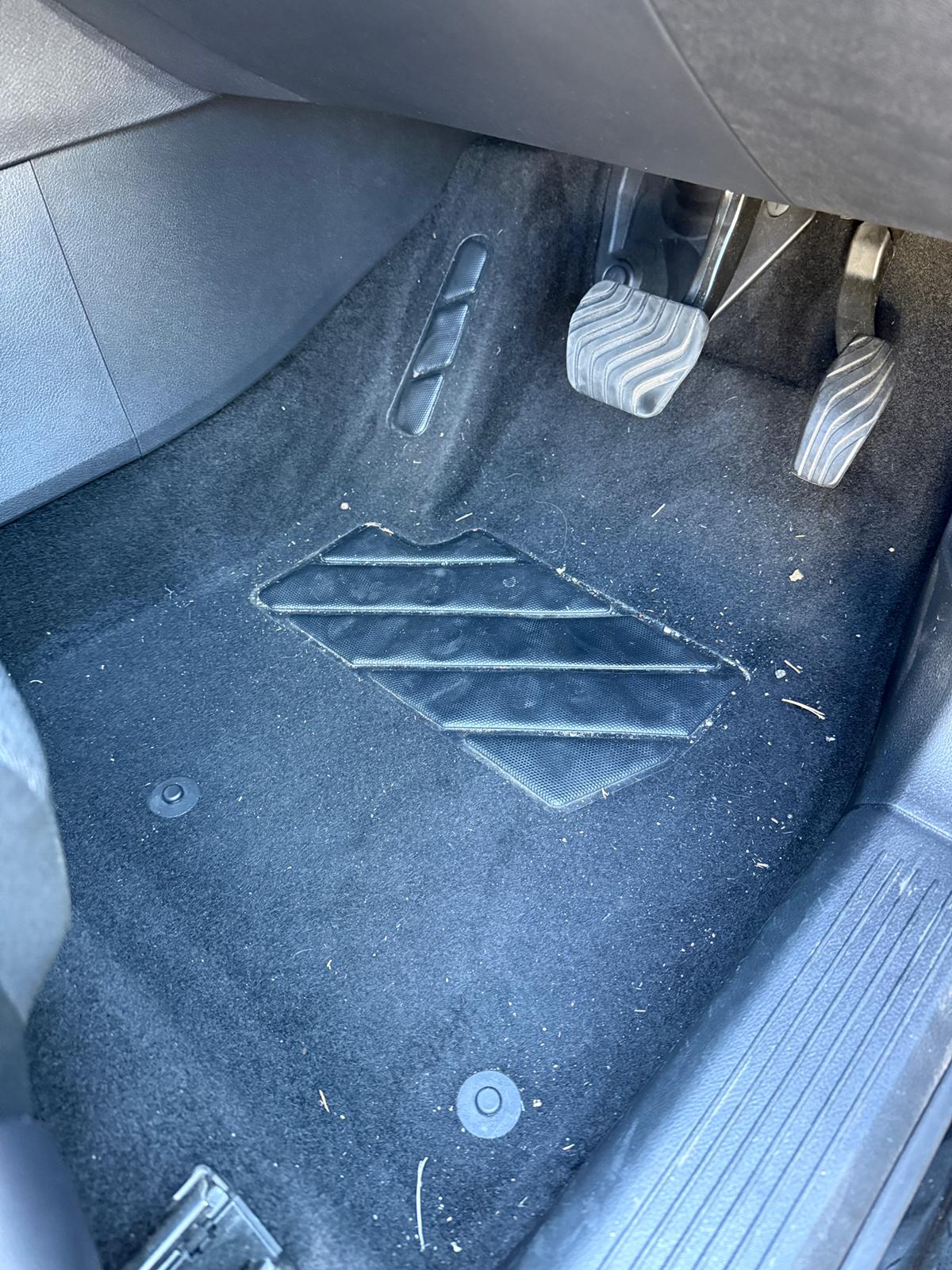 Interior detailing Sydney before — stained seats and dirty cabin